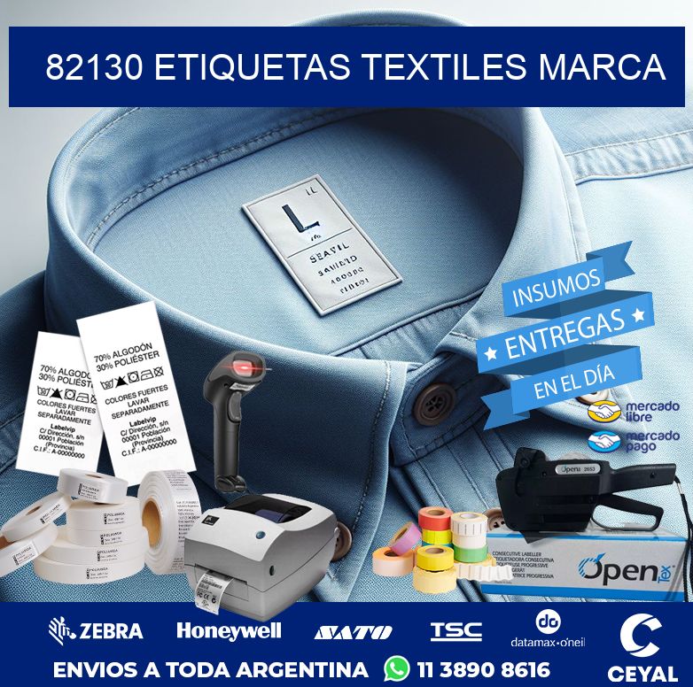 82130 ETIQUETAS TEXTILES MARCA