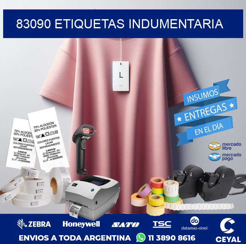 83090 ETIQUETAS INDUMENTARIA
