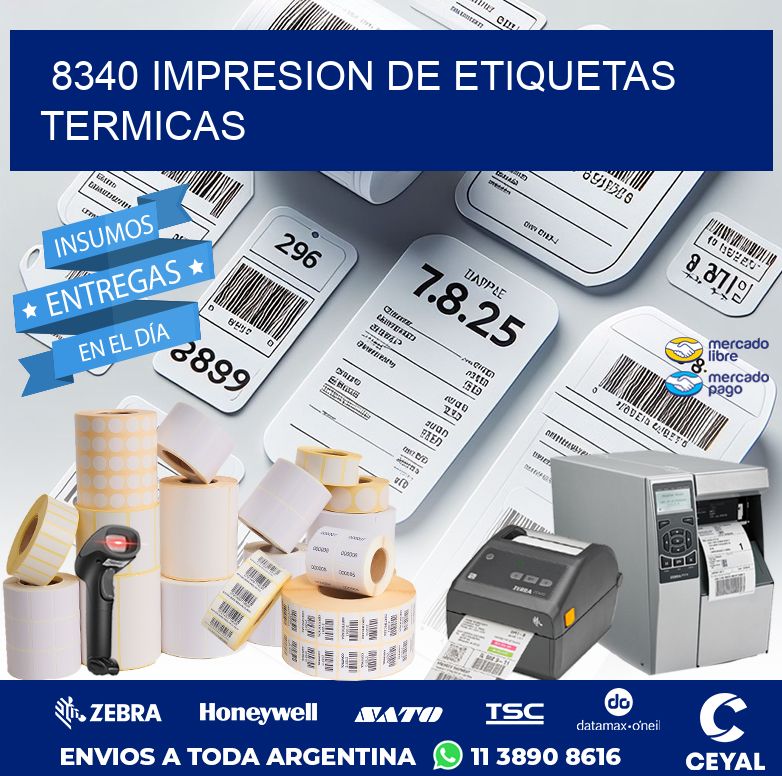 8340 IMPRESION DE ETIQUETAS TERMICAS