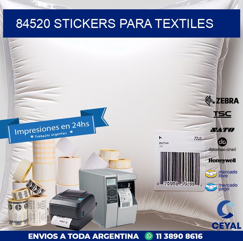 84520 STICKERS PARA TEXTILES