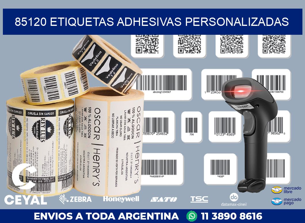 85120 ETIQUETAS ADHESIVAS PERSONALIZADAS