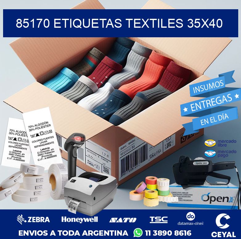 85170 ETIQUETAS TEXTILES 35X40