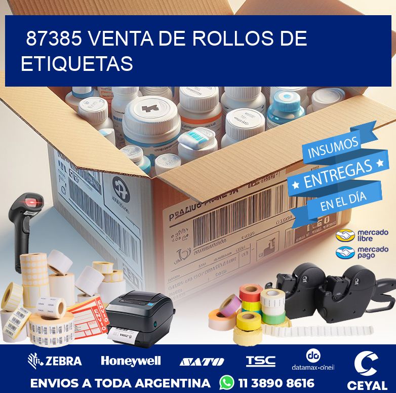87385 VENTA DE ROLLOS DE ETIQUETAS