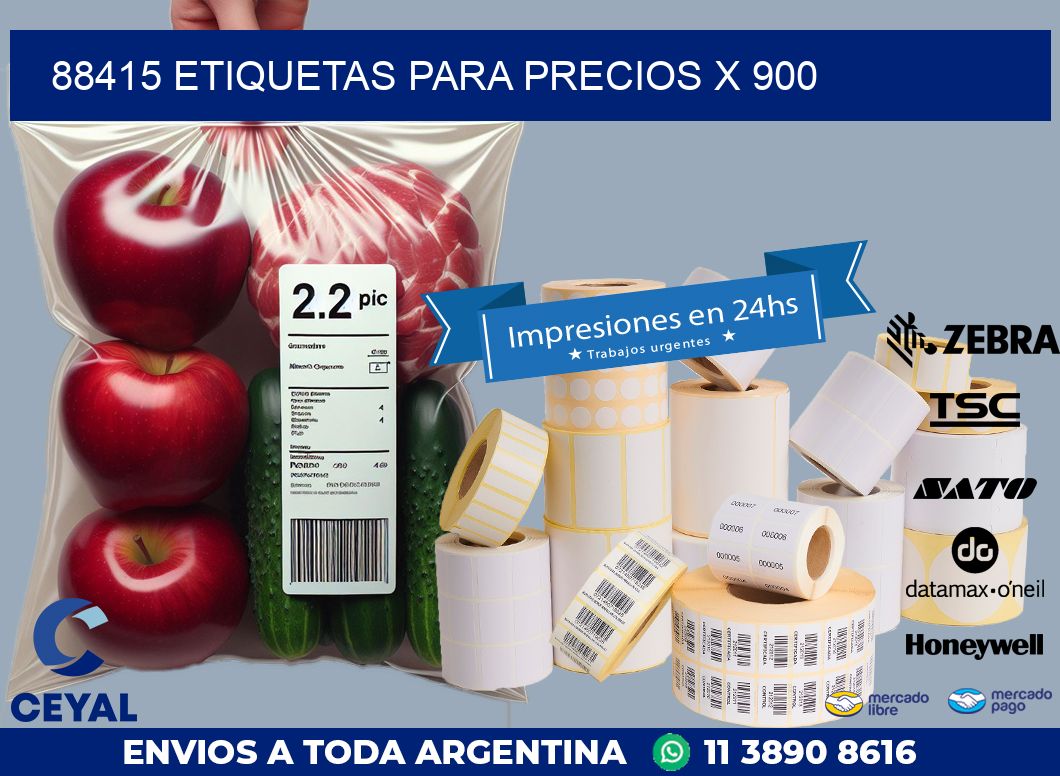 88415 ETIQUETAS PARA PRECIOS X 900