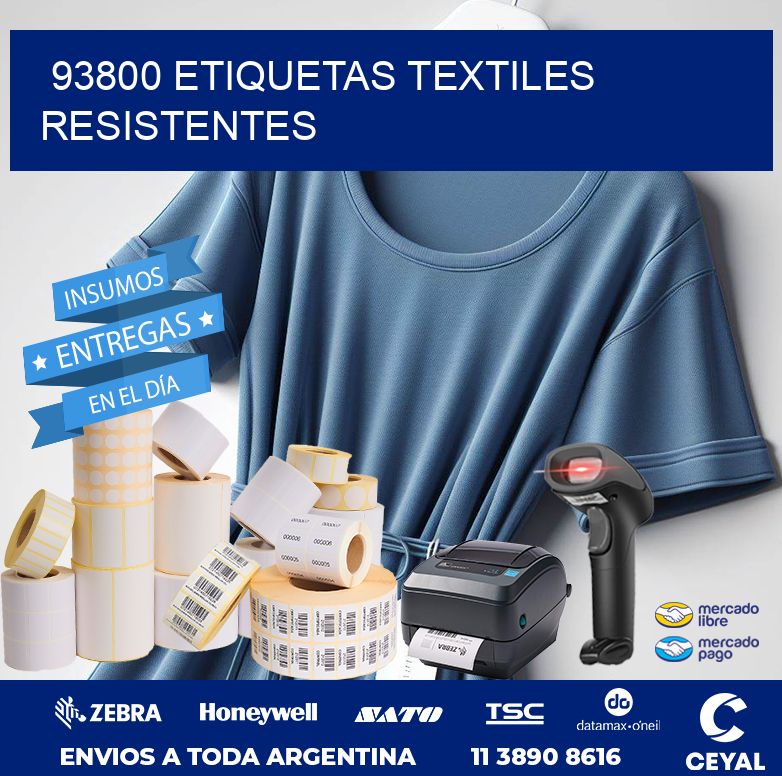 93800 ETIQUETAS TEXTILES RESISTENTES