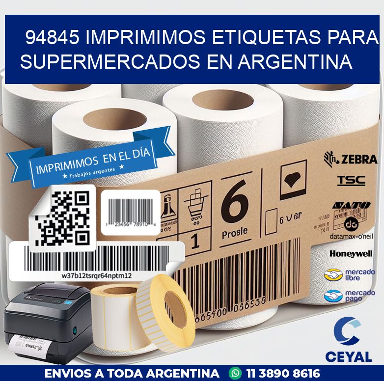 94845 IMPRIMIMOS ETIQUETAS PARA SUPERMERCADOS EN ARGENTINA