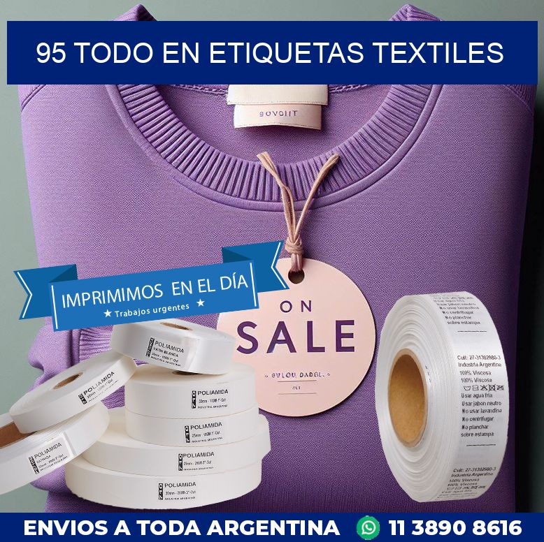 95 TODO EN ETIQUETAS TEXTILES