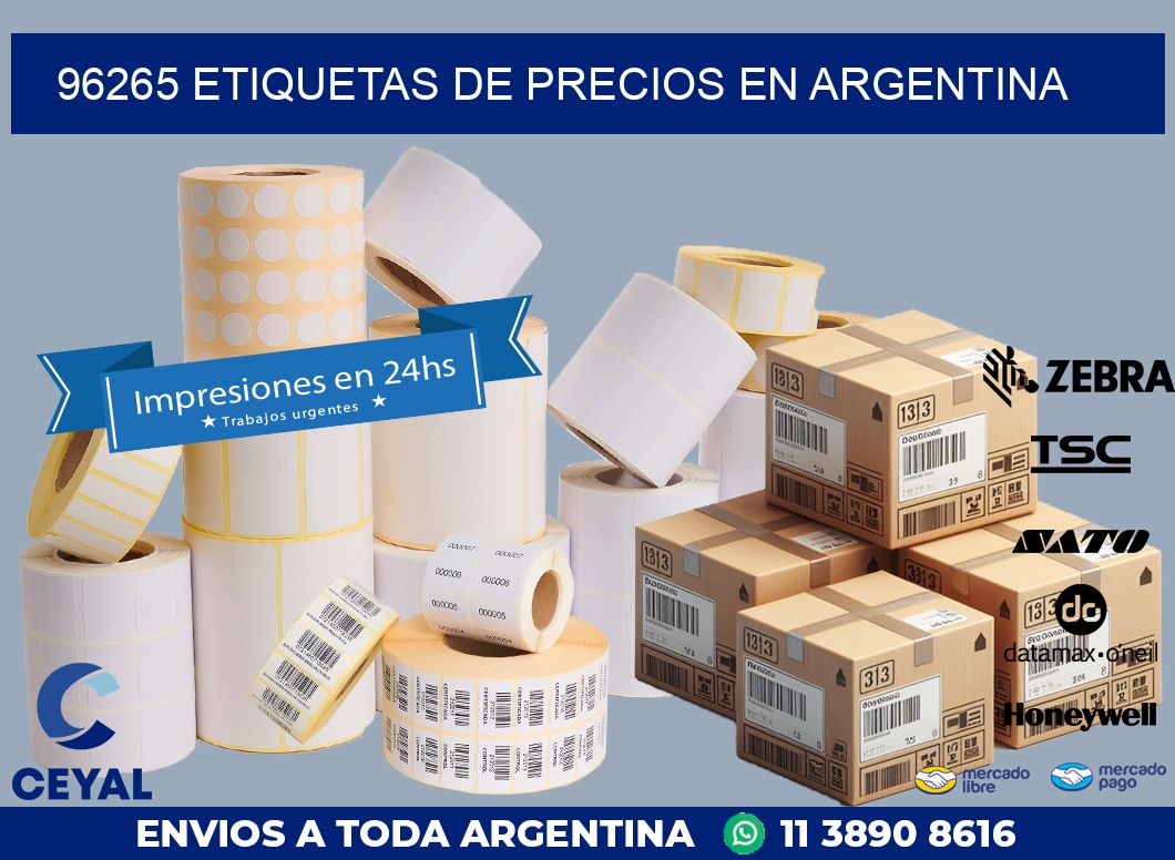 96265 ETIQUETAS DE PRECIOS EN ARGENTINA
