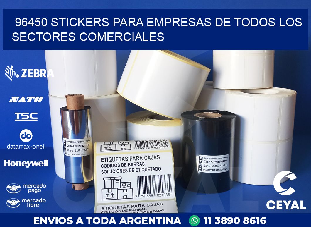 96450 STICKERS PARA EMPRESAS DE TODOS LOS SECTORES COMERCIALES