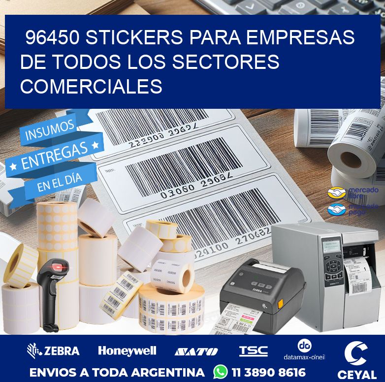 96450 STICKERS PARA EMPRESAS DE TODOS LOS SECTORES COMERCIALES