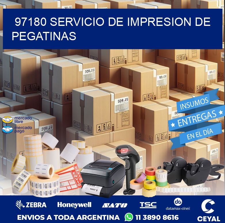 97180 SERVICIO DE IMPRESION DE PEGATINAS