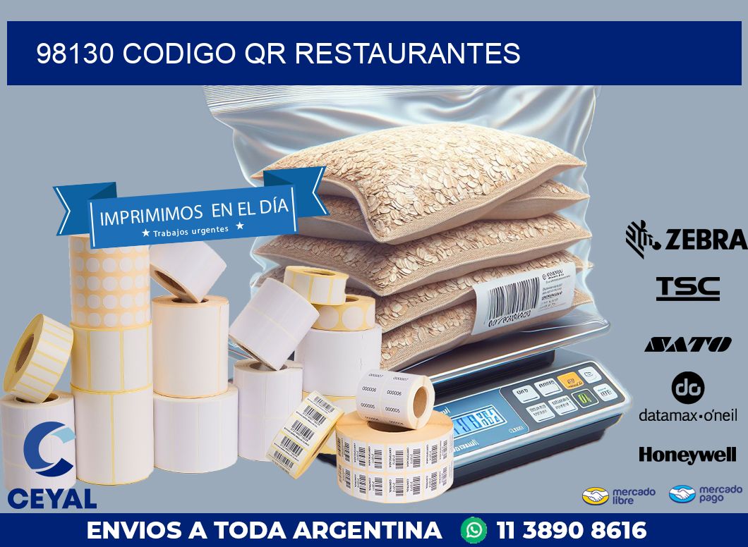 98130 CODIGO QR RESTAURANTES