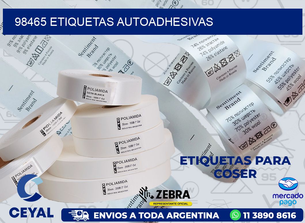 98465 ETIQUETAS AUTOADHESIVAS