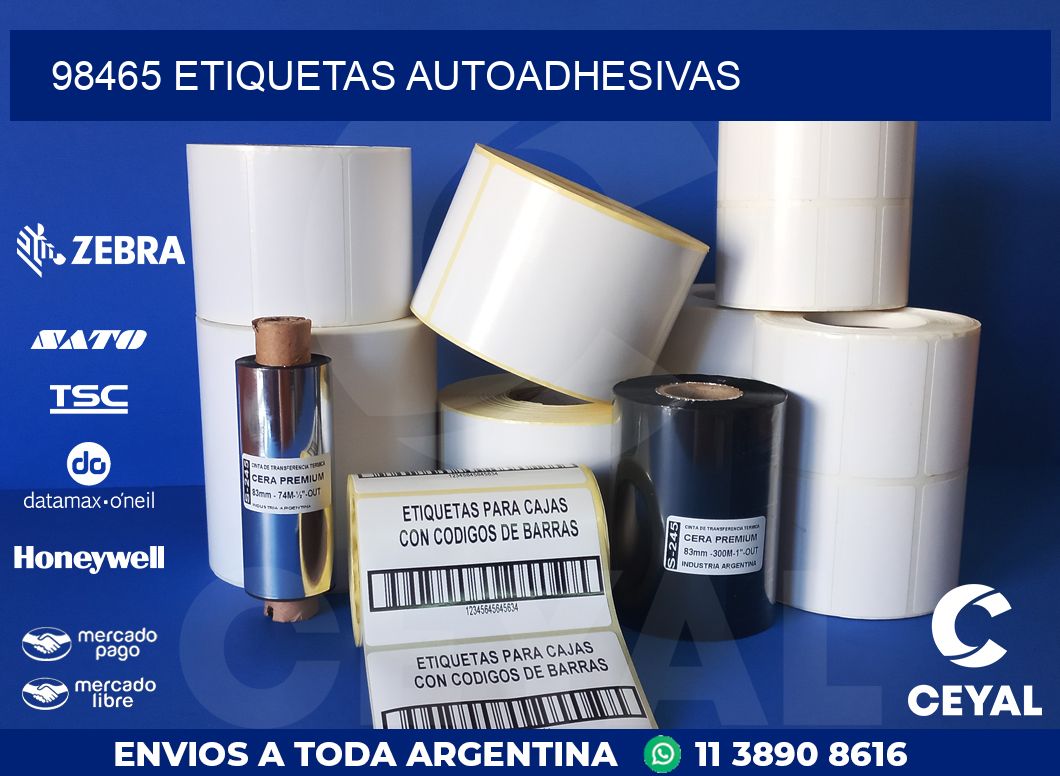 98465 ETIQUETAS AUTOADHESIVAS