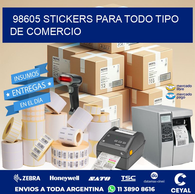 98605 STICKERS PARA TODO TIPO DE COMERCIO