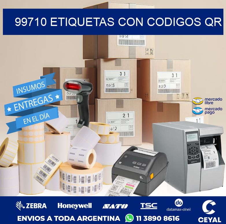 99710 ETIQUETAS CON CODIGOS QR