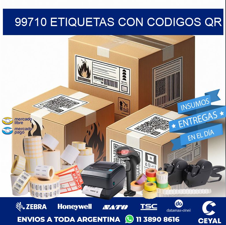 99710 ETIQUETAS CON CODIGOS QR