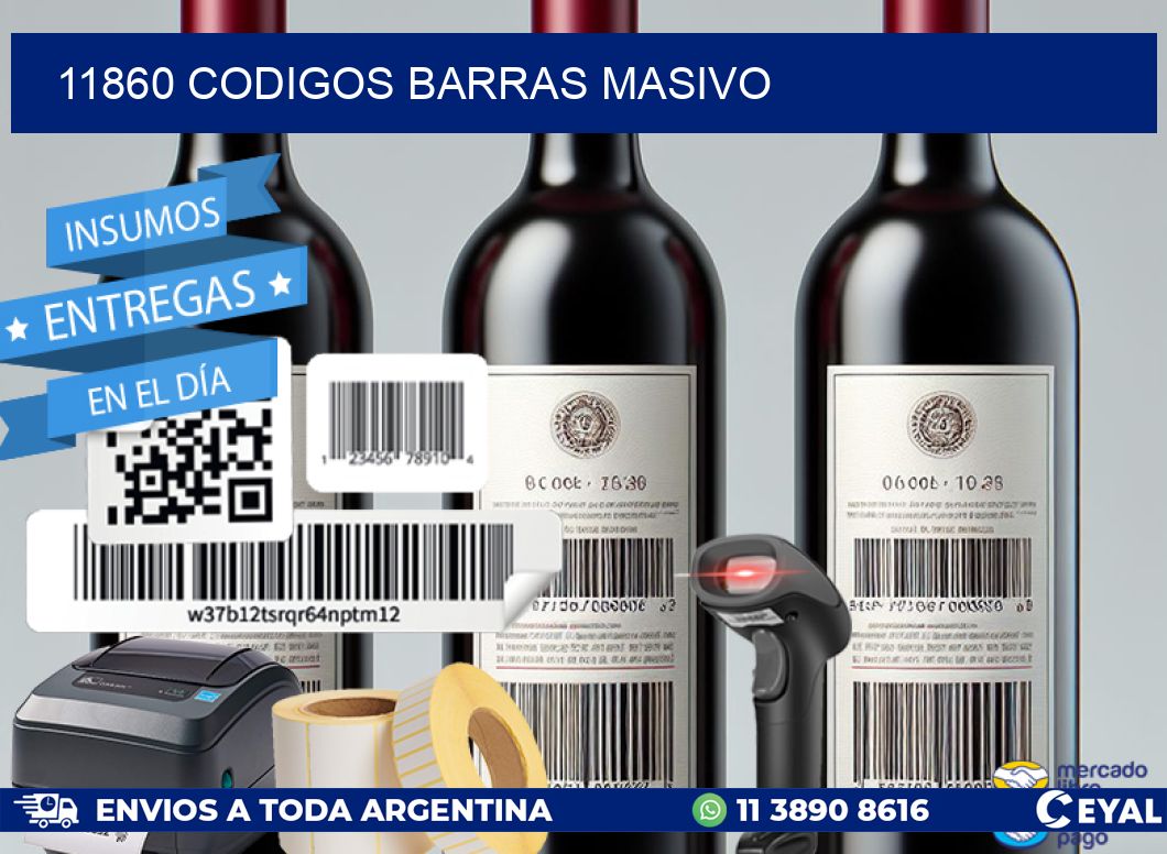 11860 CODIGOS BARRAS MASIVO