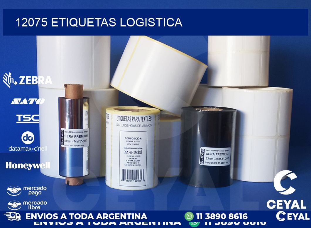 12075 etiquetas logistica