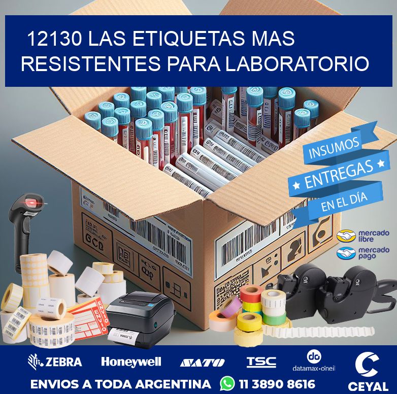 12130 LAS ETIQUETAS MAS RESISTENTES PARA LABORATORIO