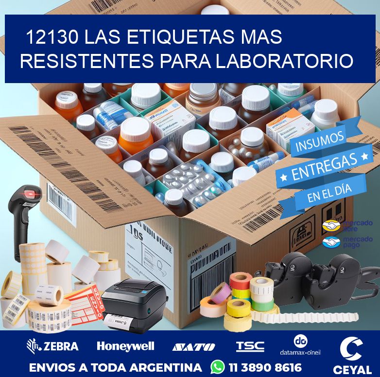 12130 LAS ETIQUETAS MAS RESISTENTES PARA LABORATORIO