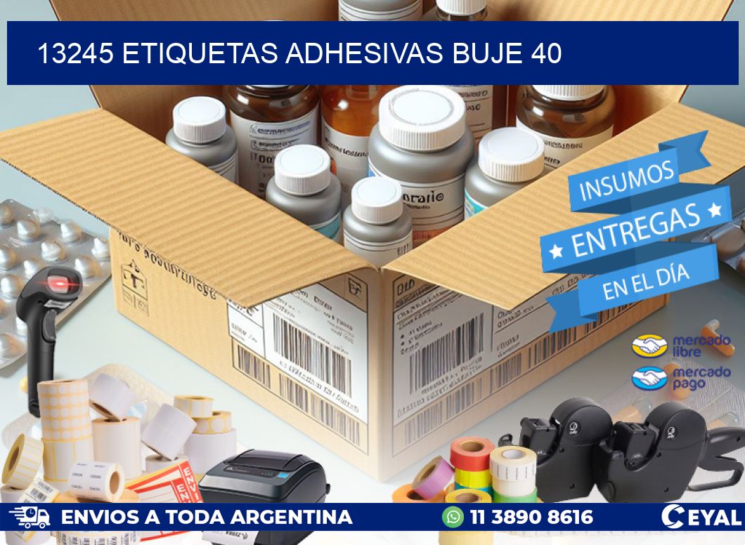 13245 ETIQUETAS ADHESIVAS BUJE 40