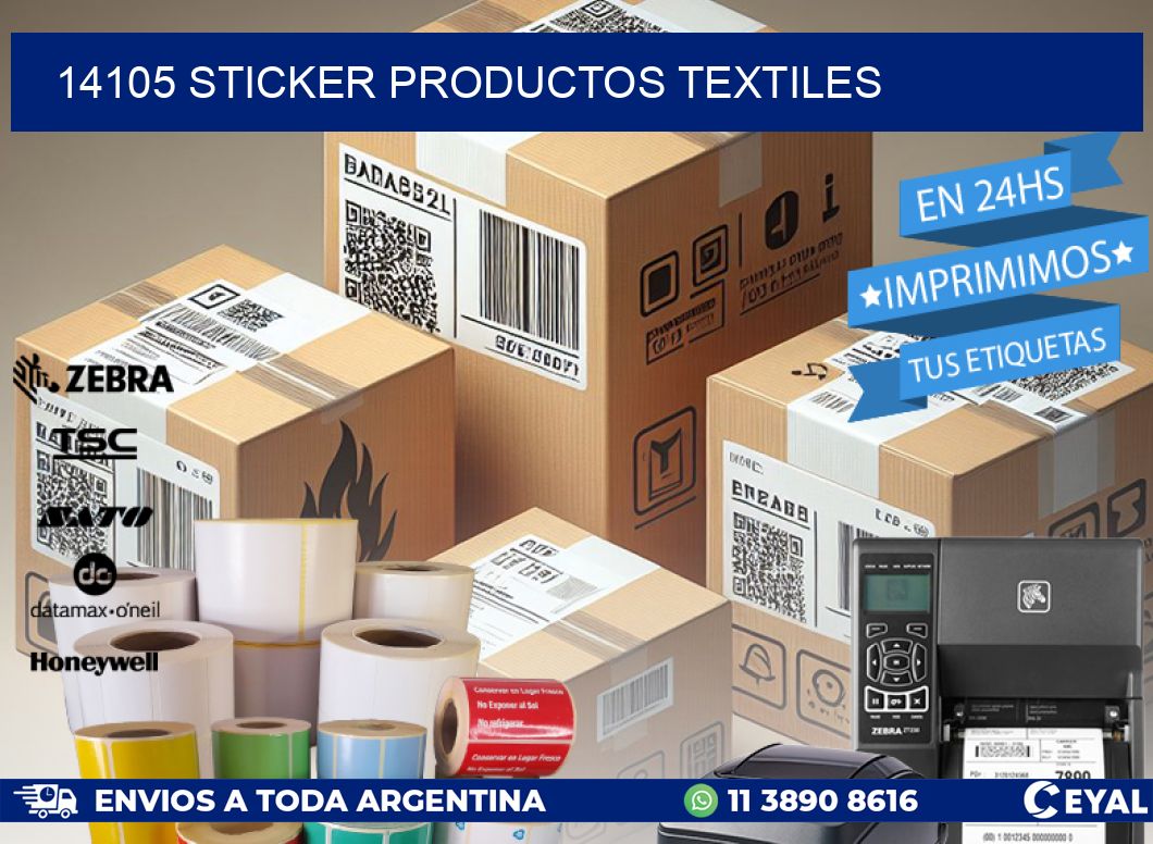 14105 STICKER PRODUCTOS TEXTILES