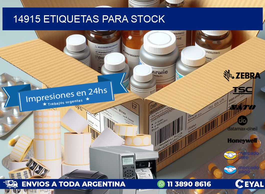 14915 ETIQUETAS PARA STOCK
