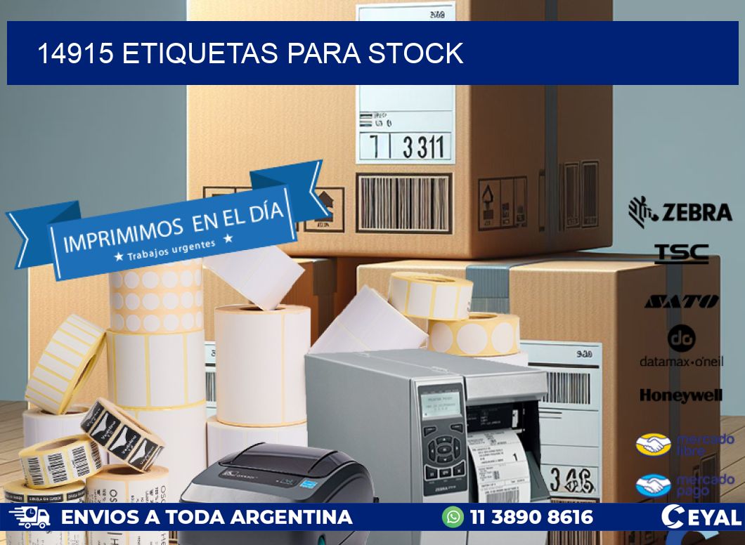 14915 ETIQUETAS PARA STOCK