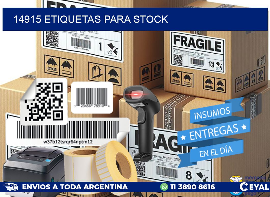 14915 ETIQUETAS PARA STOCK
