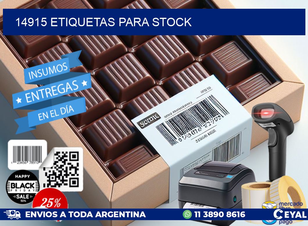 14915 ETIQUETAS PARA STOCK