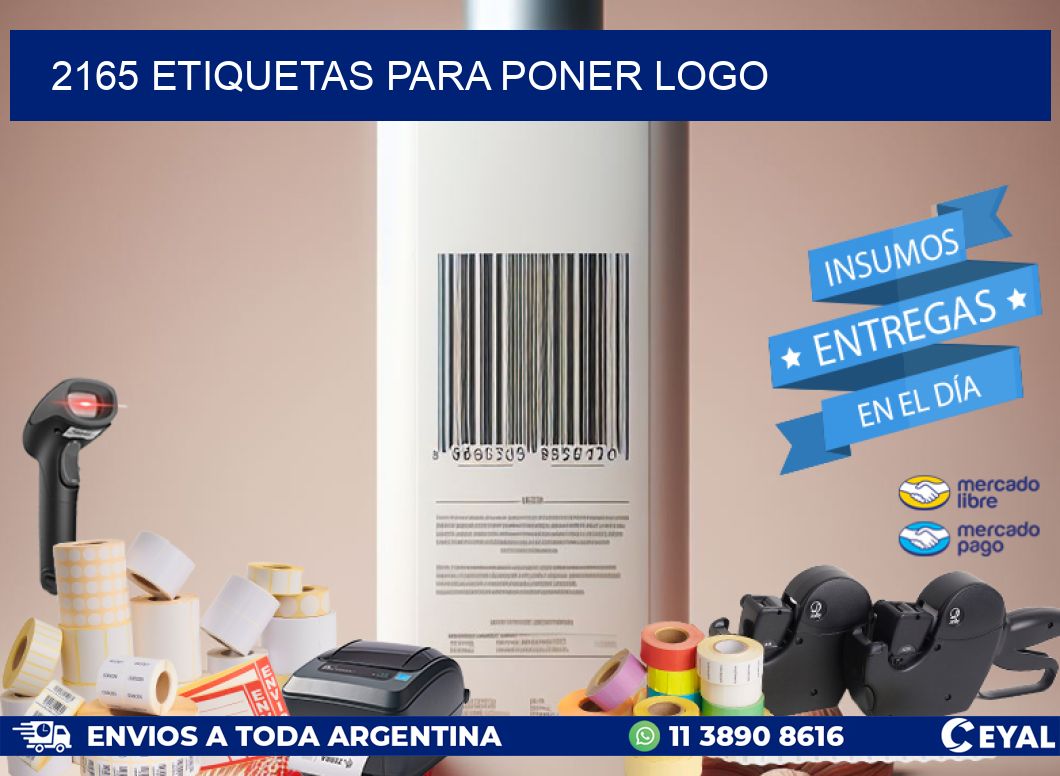2165 ETIQUETAS PARA PONER LOGO