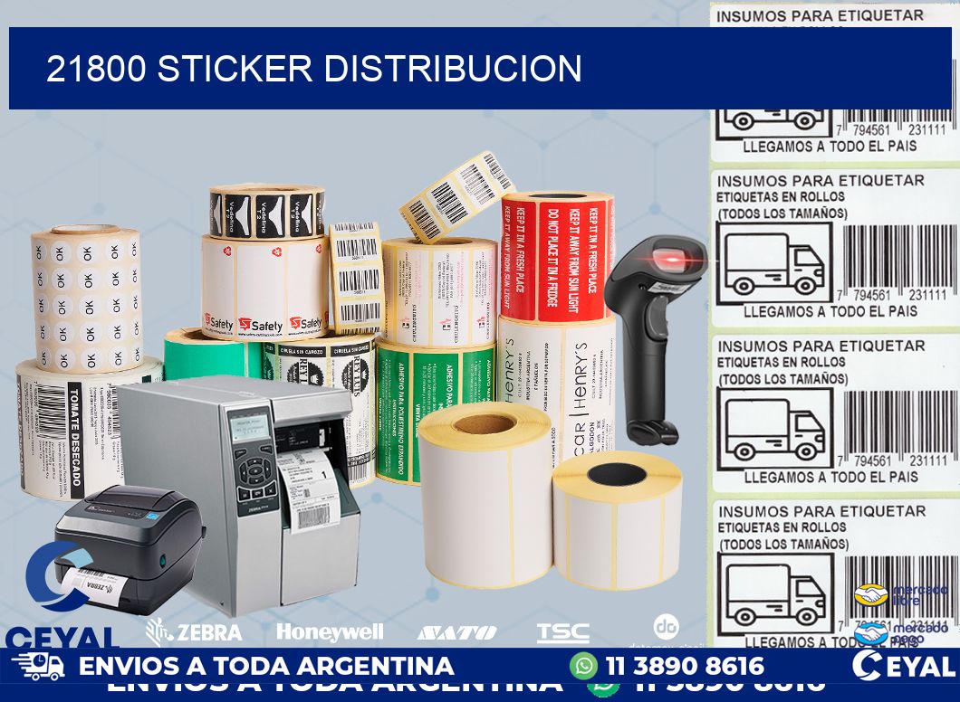 21800 STICKER DISTRIBUCION
