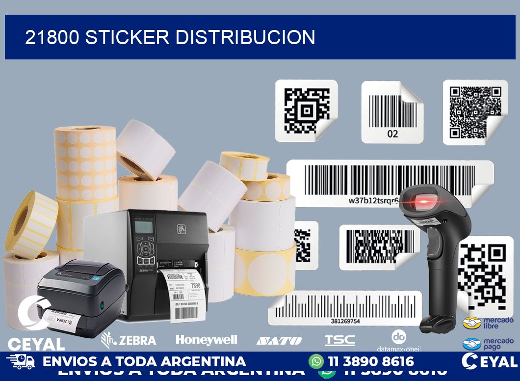 21800 STICKER DISTRIBUCION