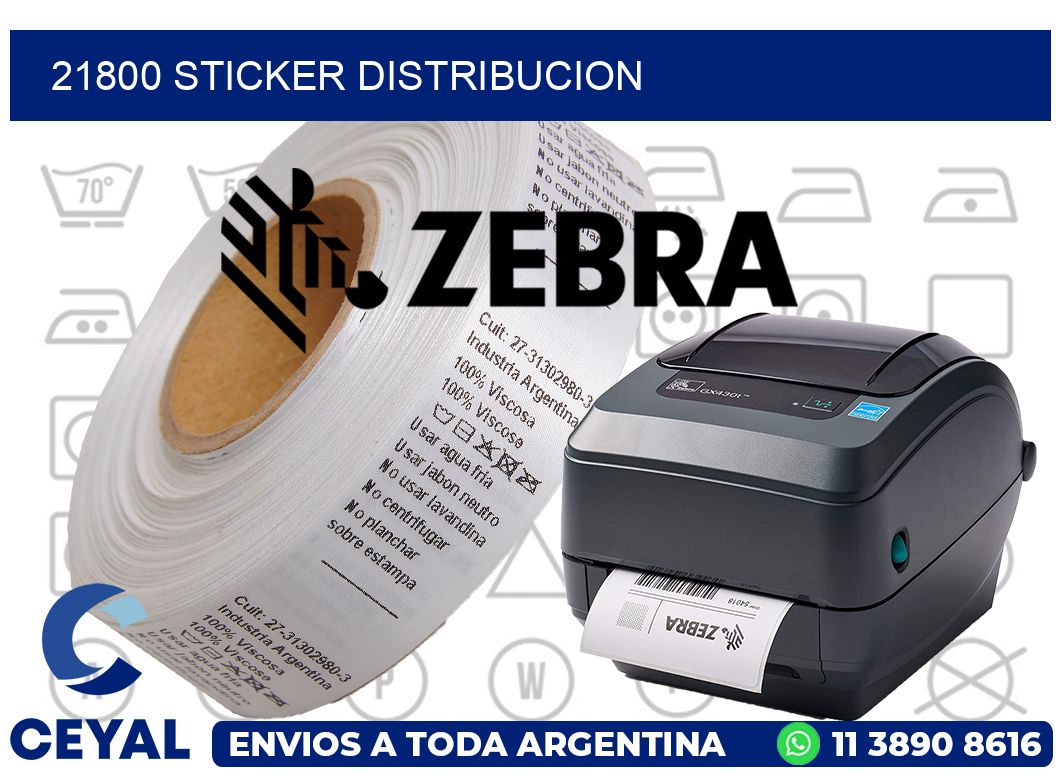 21800 STICKER DISTRIBUCION