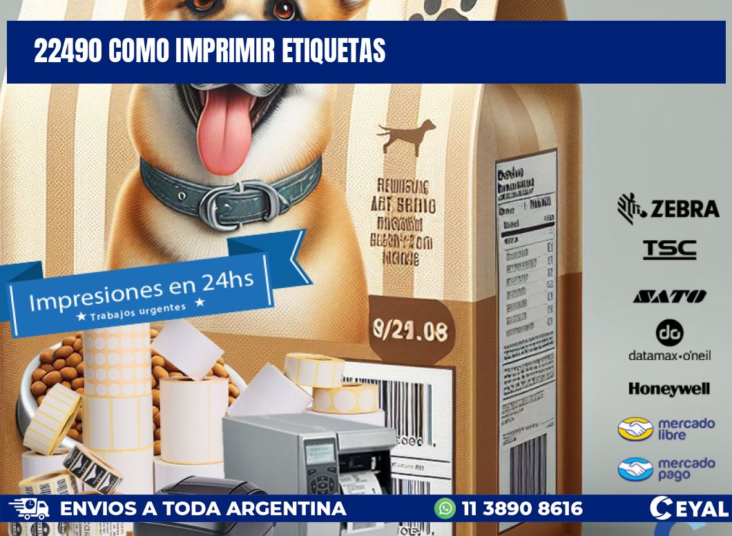 22490 como imprimir etiquetas