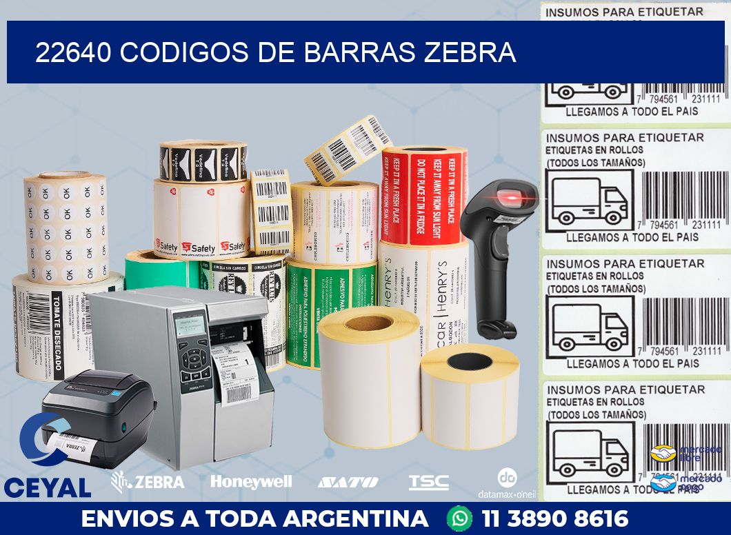 22640 codigos de barras zebra