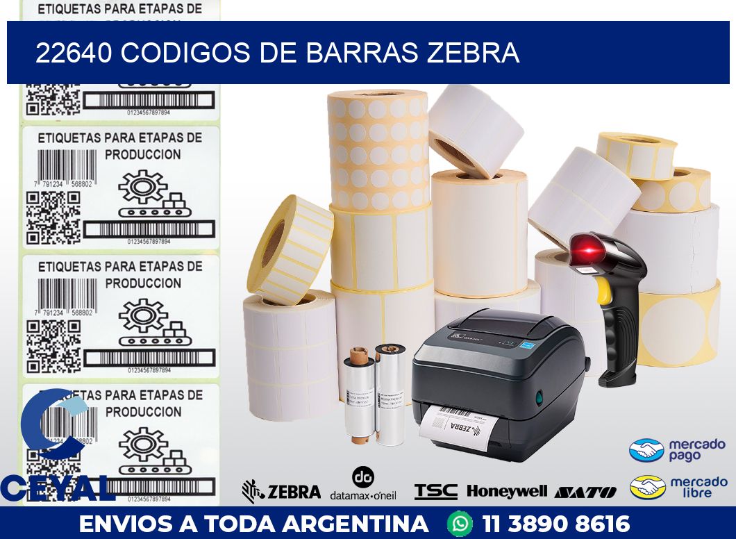 22640 codigos de barras zebra