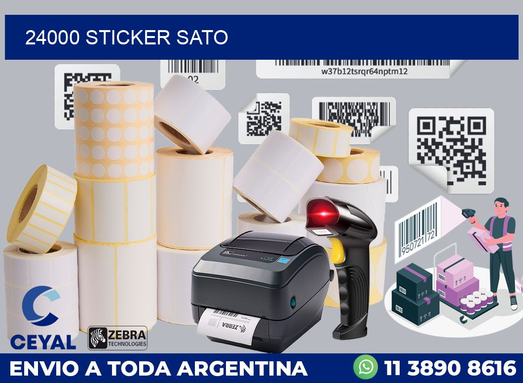 24000 sticker sato