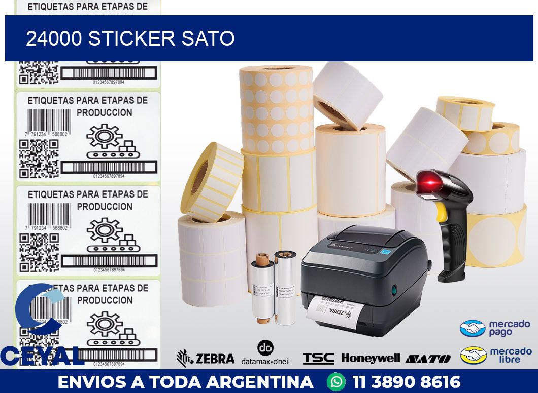 24000 sticker sato