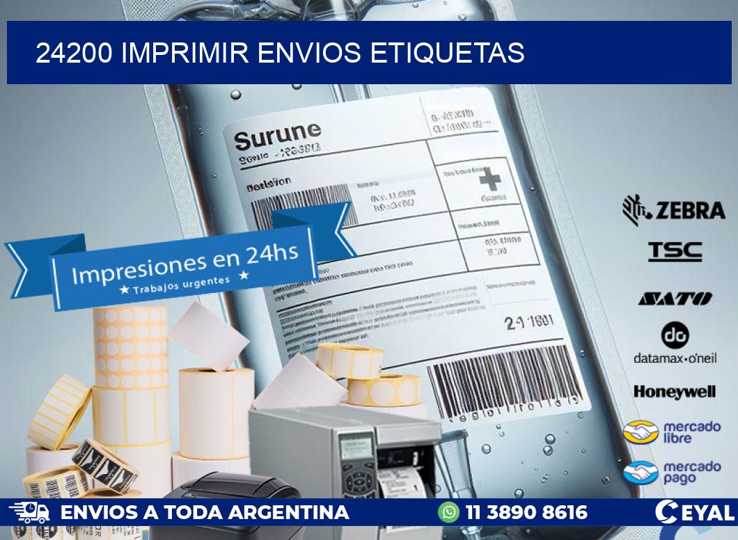 24200 imprimir envios etiquetas