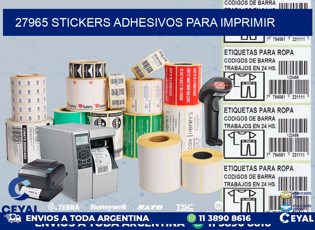 27965 stickers adhesivos para imprimir