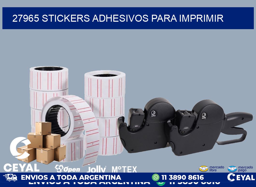 27965 stickers adhesivos para imprimir