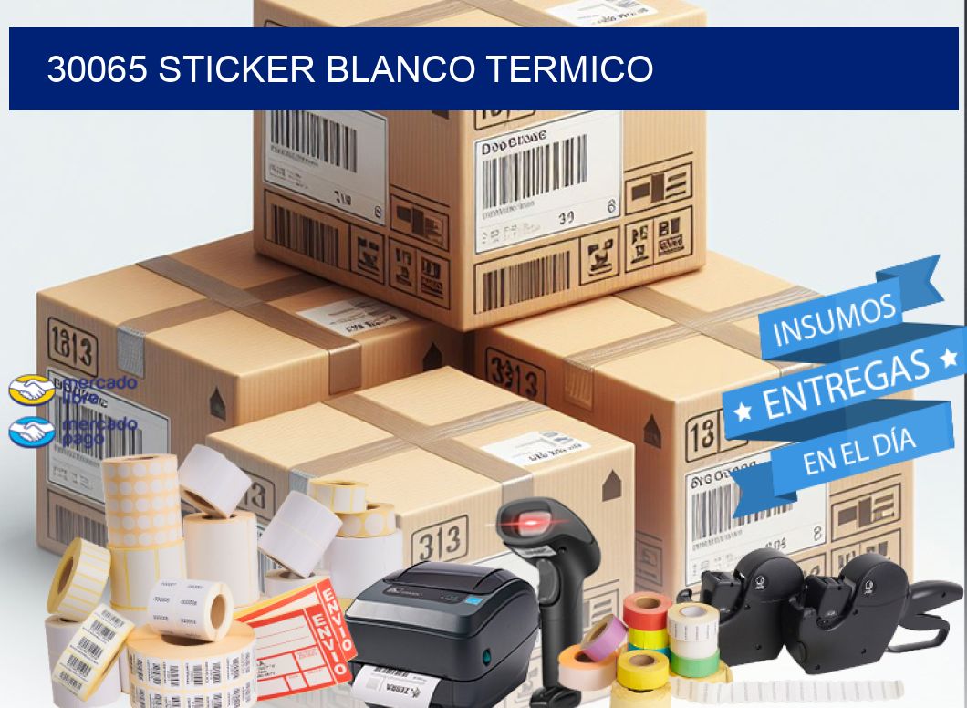 30065 sticker blanco termico