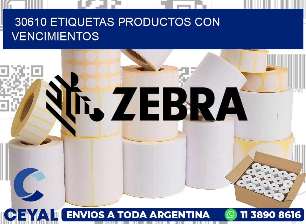 30610 Etiquetas productos con vencimientos