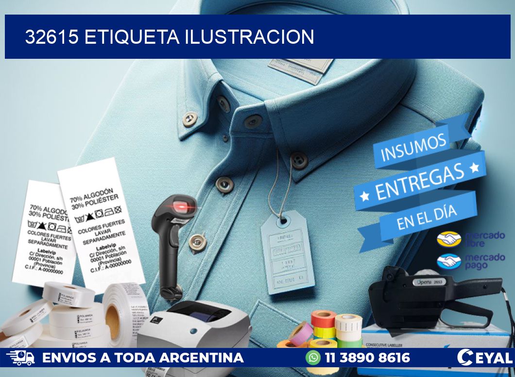32615 etiqueta ilustracion