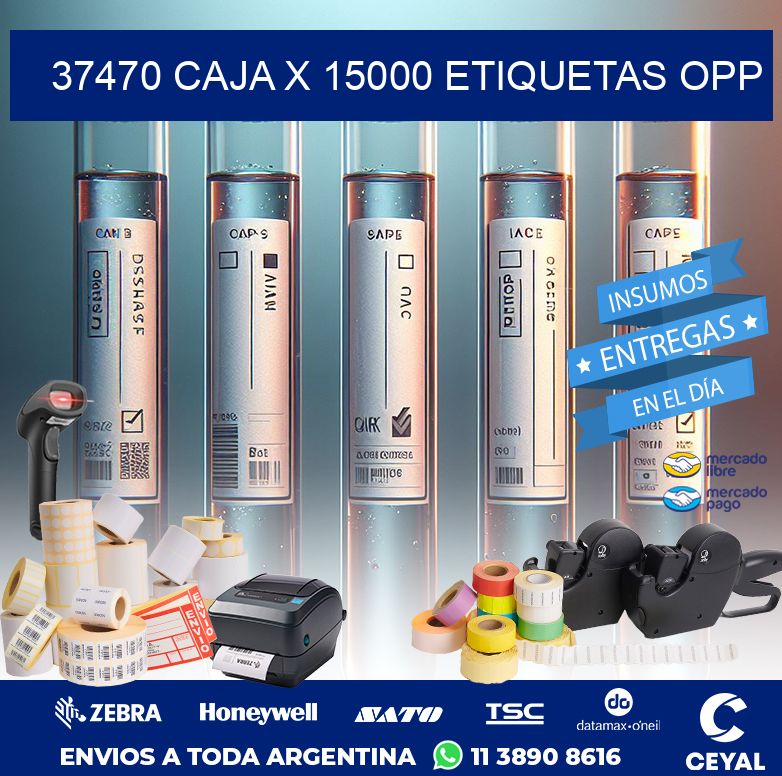 37470 CAJA X 15000 ETIQUETAS OPP