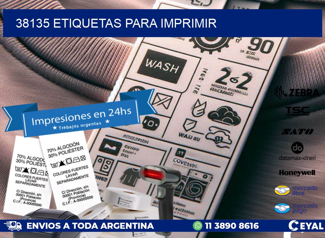 38135 etiquetas para imprimir