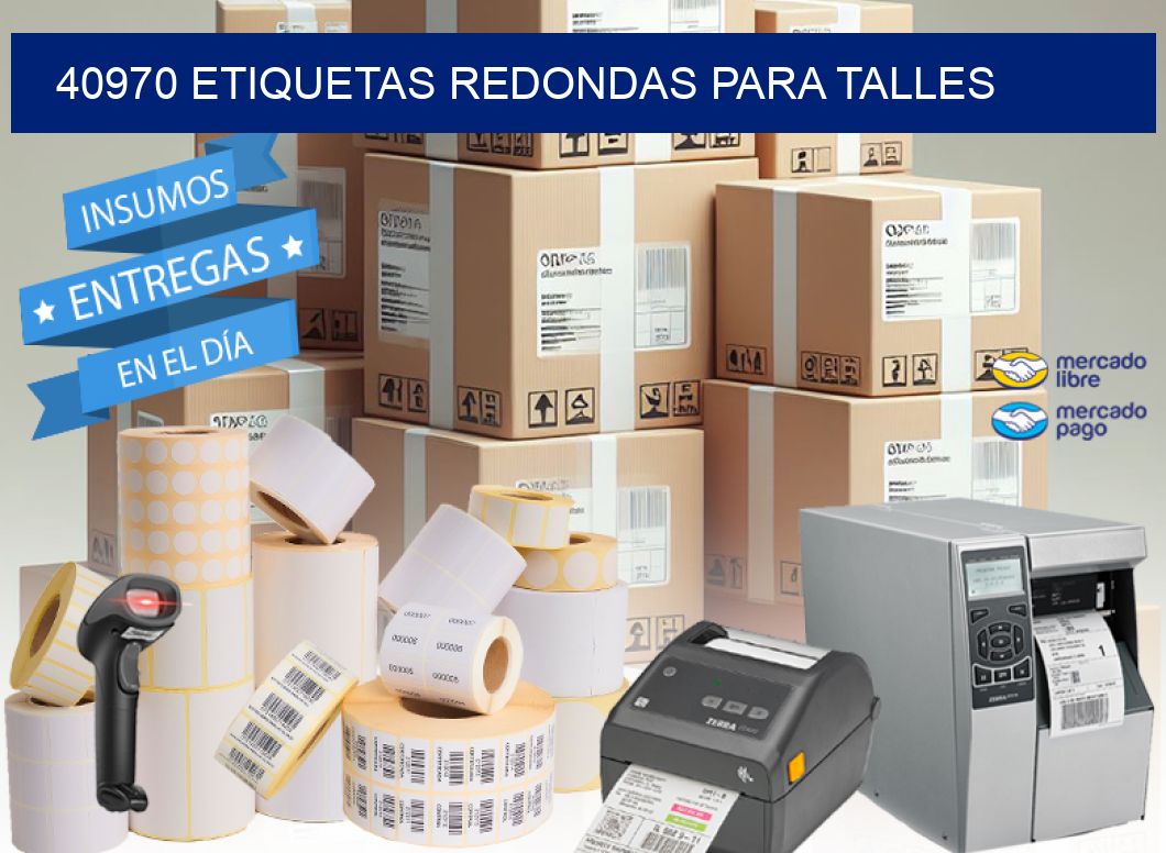 40970 ETIQUETAS REDONDAS PARA TALLES