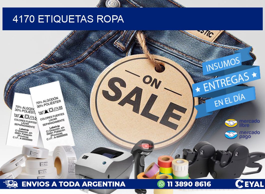 4170 ETIQUETAS ROPA